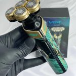 ماشین اصلاح وی جی آر مدل V-330 ضد آب با تیغه استیل