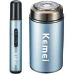 ماشین اصلاح موی صورت کیمی مدل KM-T390 ضد آب با برش چرخشی