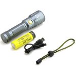 چراغ قوه دستی اسمال سان مدل ZY-T237 با نور LED و شدت نور ۱۳۰۰ لومن